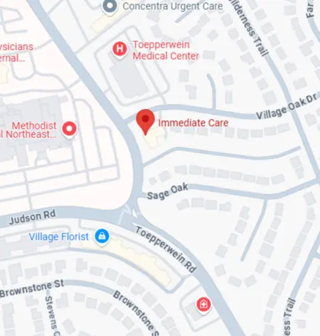 map of Immediate Care