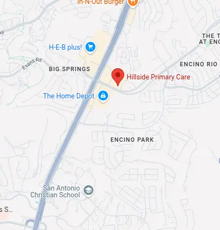 map of Stone Oak