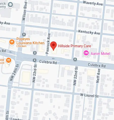 map of Culebra Road