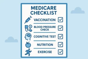 Medicare Health Checklist for Preventive services during annual wellness visit