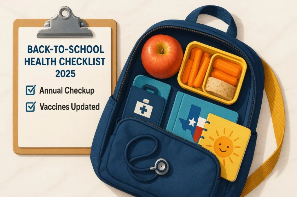 Back to School Health Checklist for Kids 2025